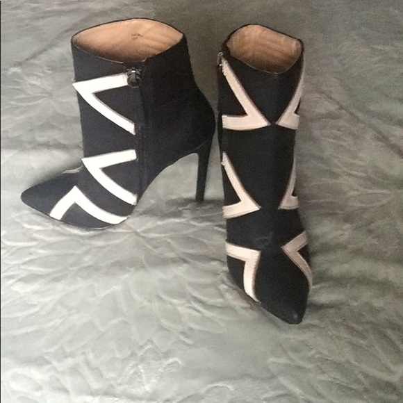 GX by Gwen Stefani Shoes - Black & White booties